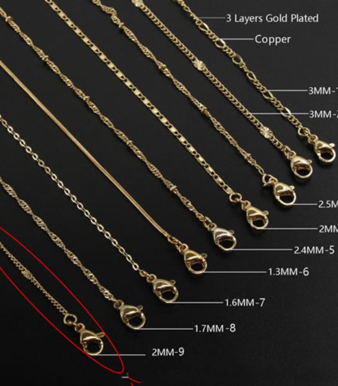 Collar cadena 2mm