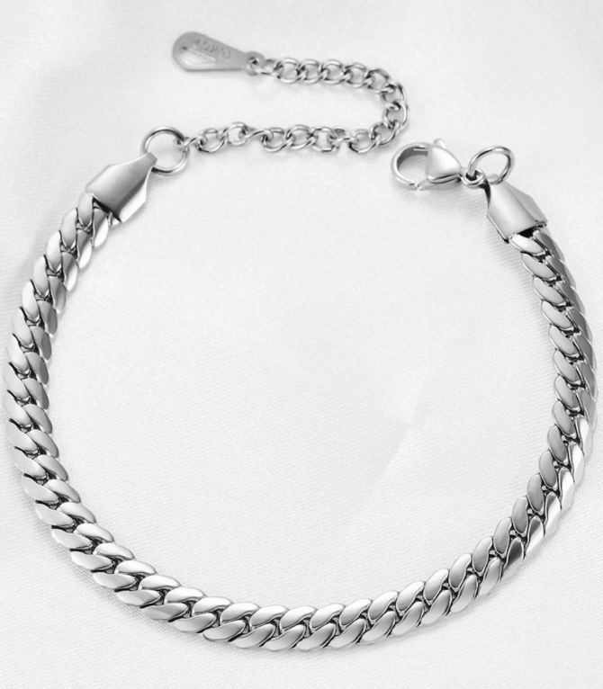 Brazalete snake plata