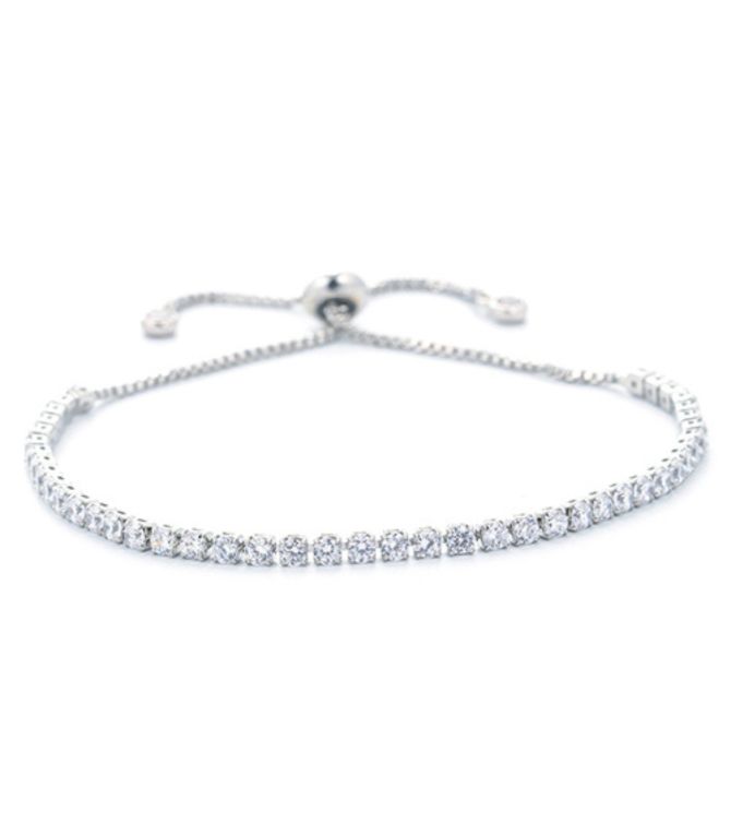 Brazalete plata zirconias