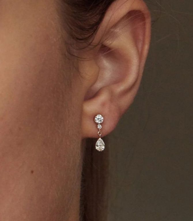 Aretes plata .925