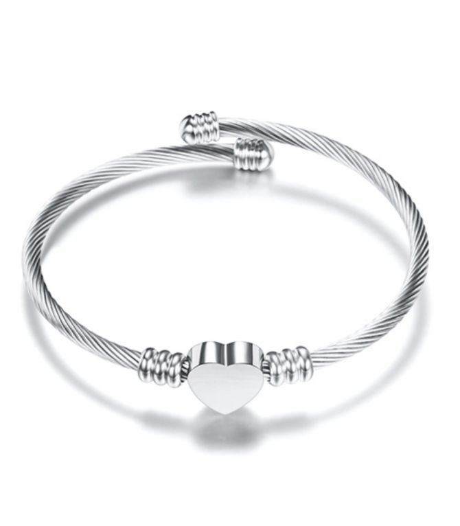 Brazalete plata trenzado