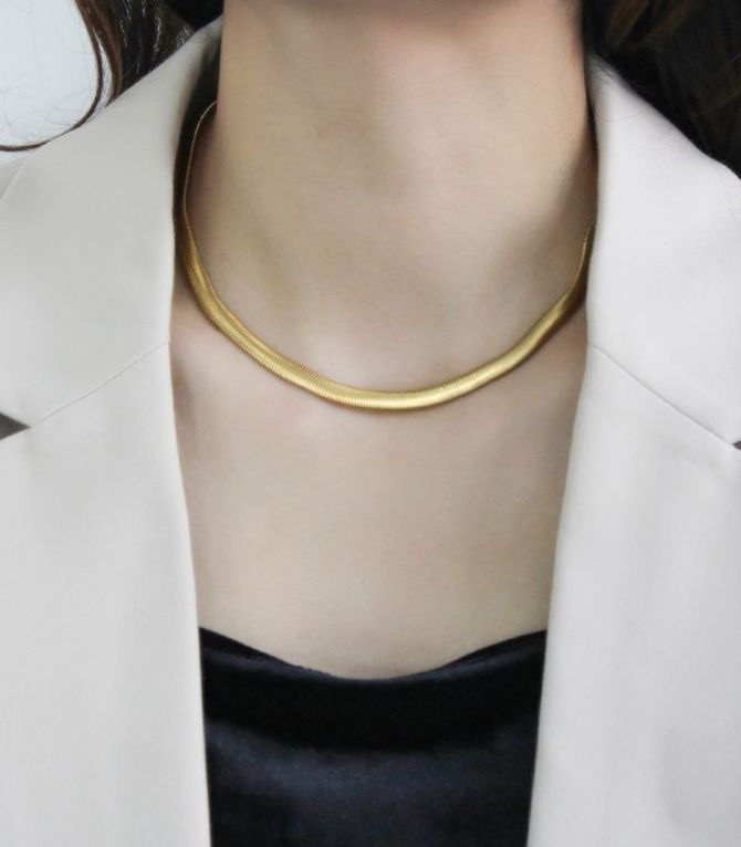 Collar gold snake