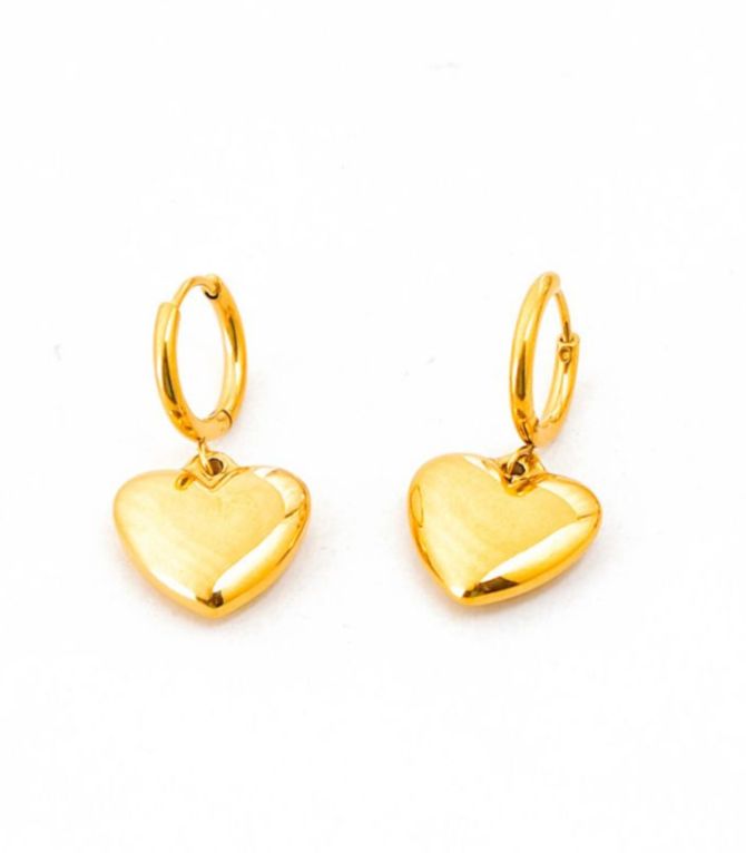 Aretes glossy love