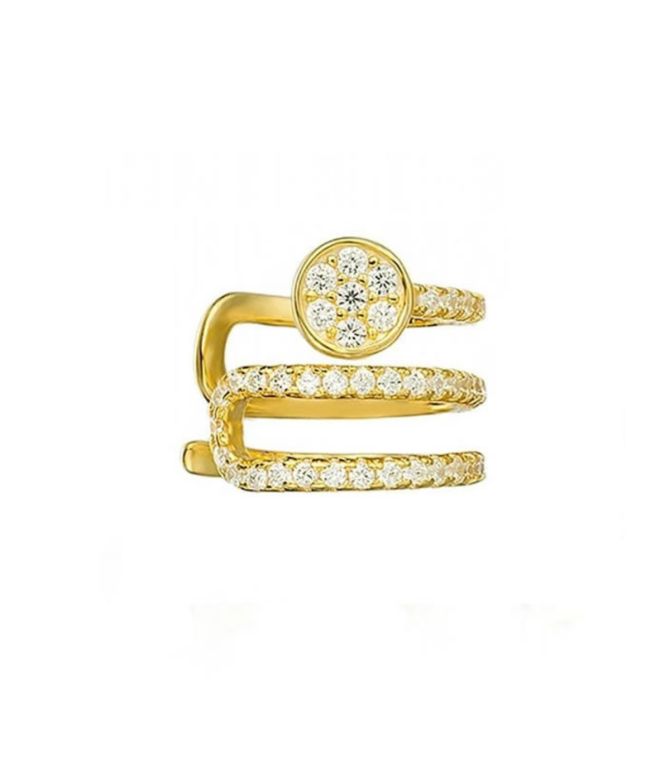 Arete gold single diamond