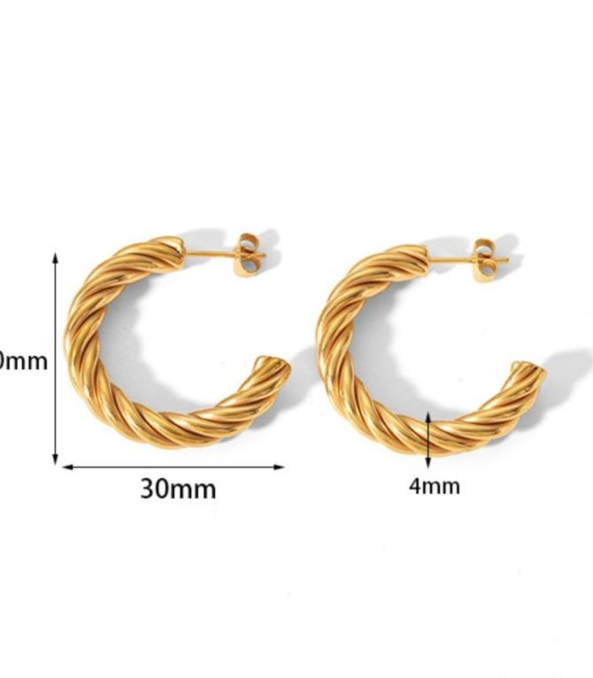 Aretes threaded twist