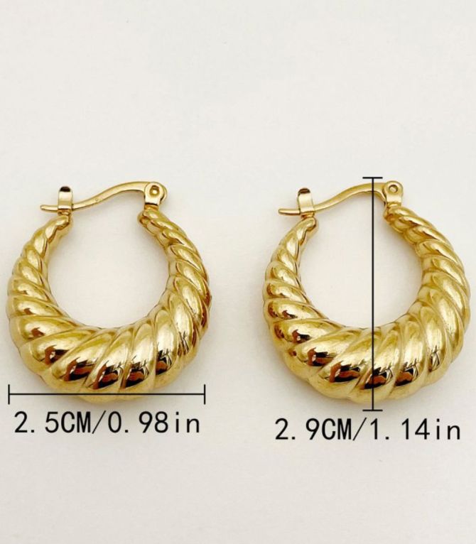 Aretes twist round