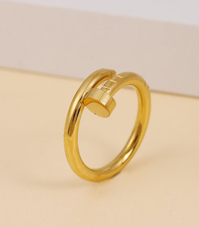 Anillo gold nail 6