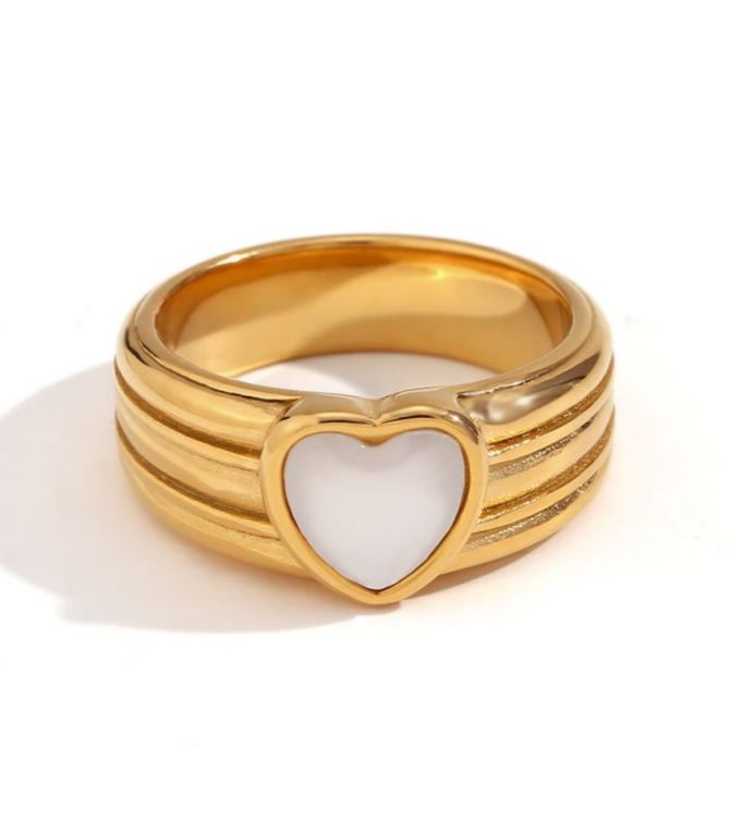 Anillo shell love 6