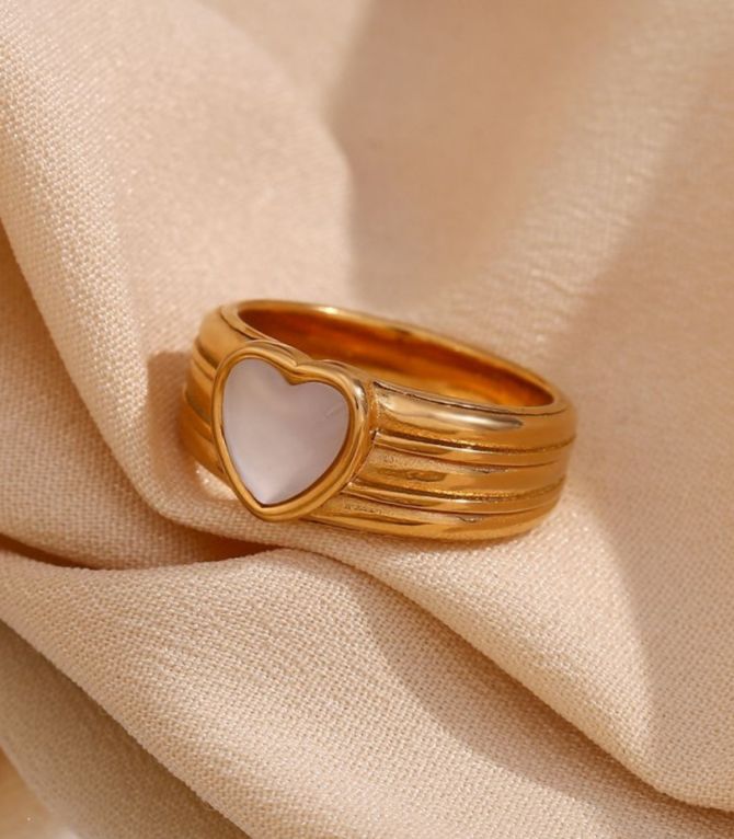 Anillo shell love 6