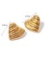 Aretes gold wav love