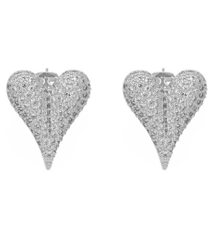 Aretes silver love