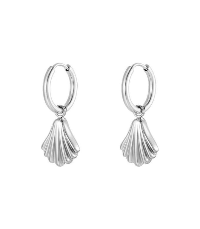 Aretes silver shell