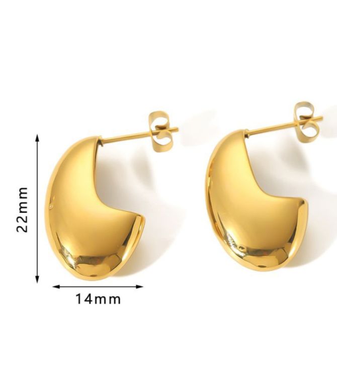 Aretes dorados