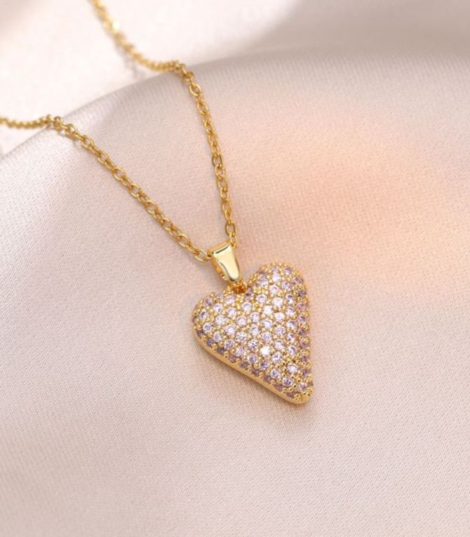 Collar diamond love