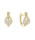 Aretes S925 gold drop shaped
