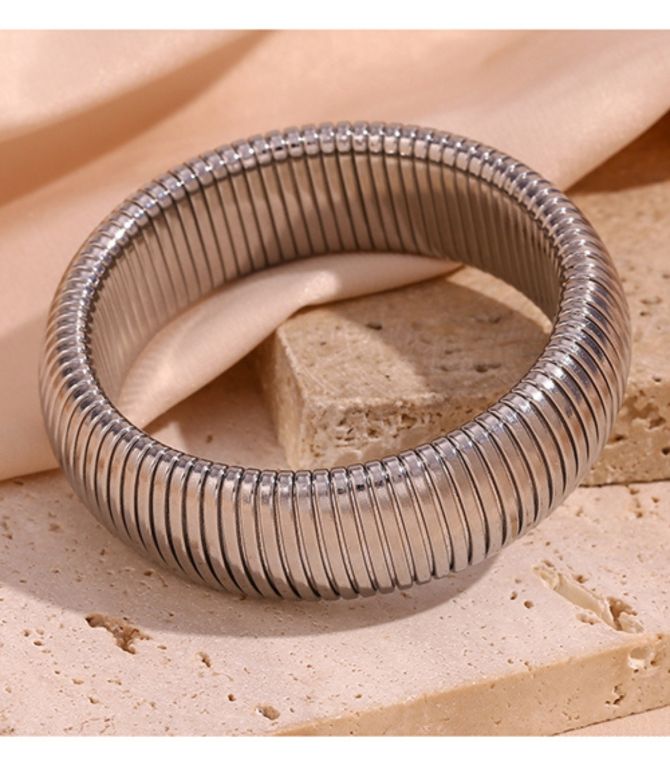 Brazalete plata ancho