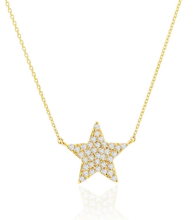 Collar estrella con zirconias