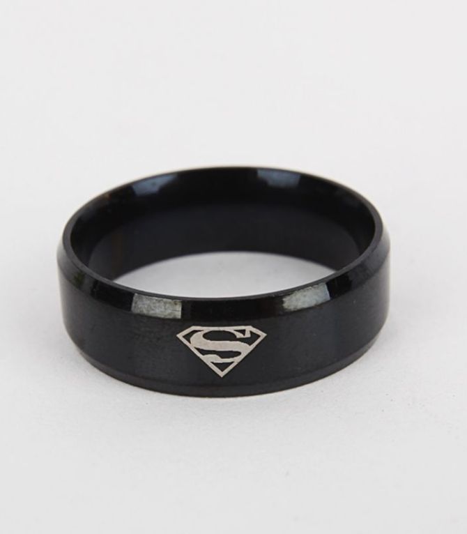 Anillo negro hombre s 8mm 10