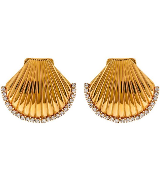 Aretes diamond shell stud