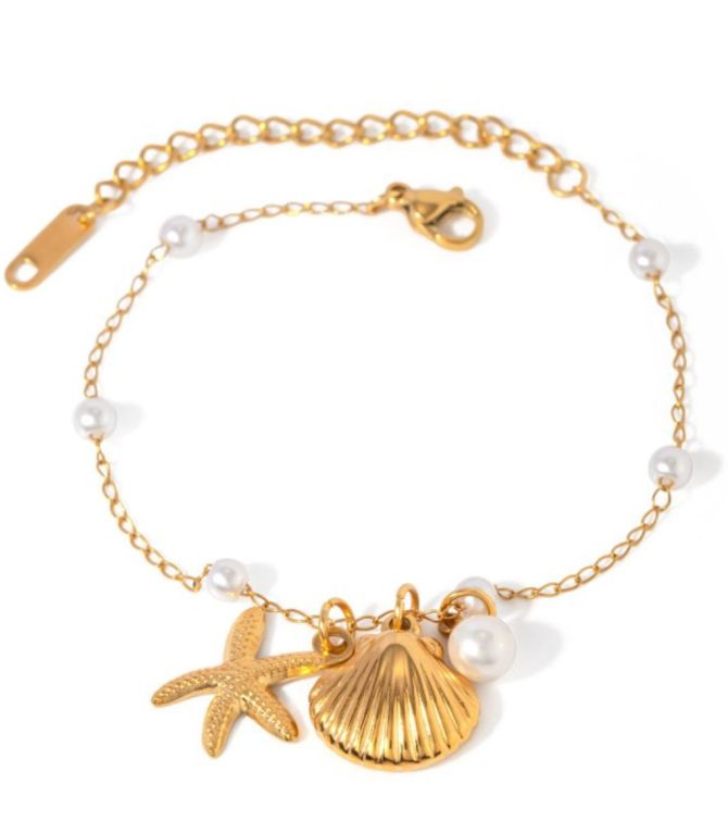 Brazalete shell starfish