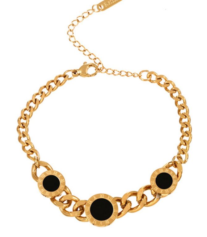 Brazalete gold black