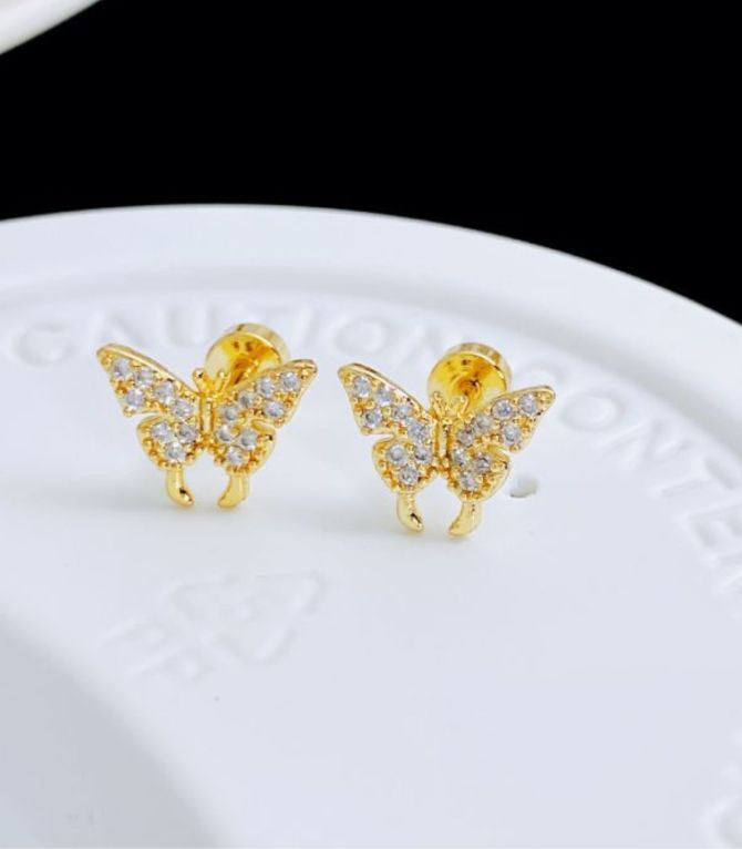 Aretes mini mariposas