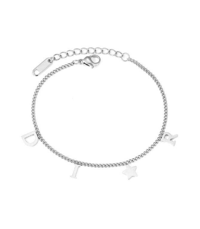 Brazalete D silver