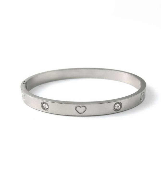 Brazalete silver diamond