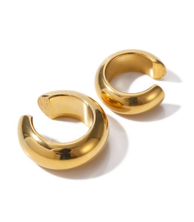 Ear clip dorado c shaped