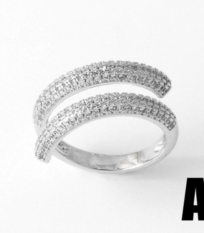 Anillo diamond geometric