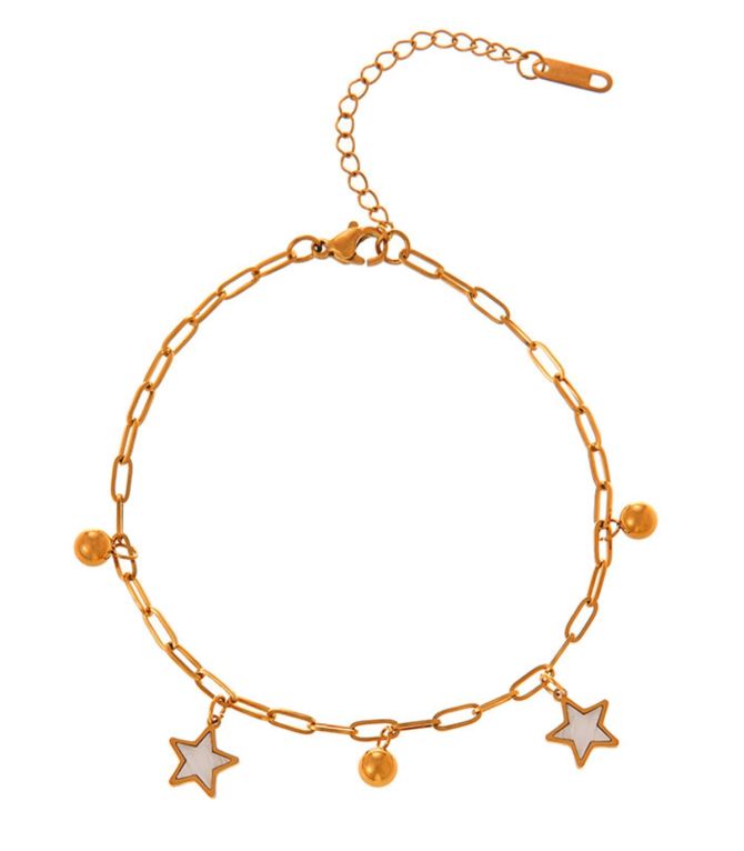 Brazalete dorado estrellas