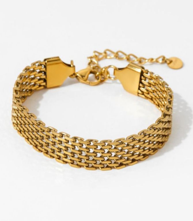 Brazalete gold strap