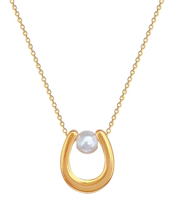 Collar u shaped pearl