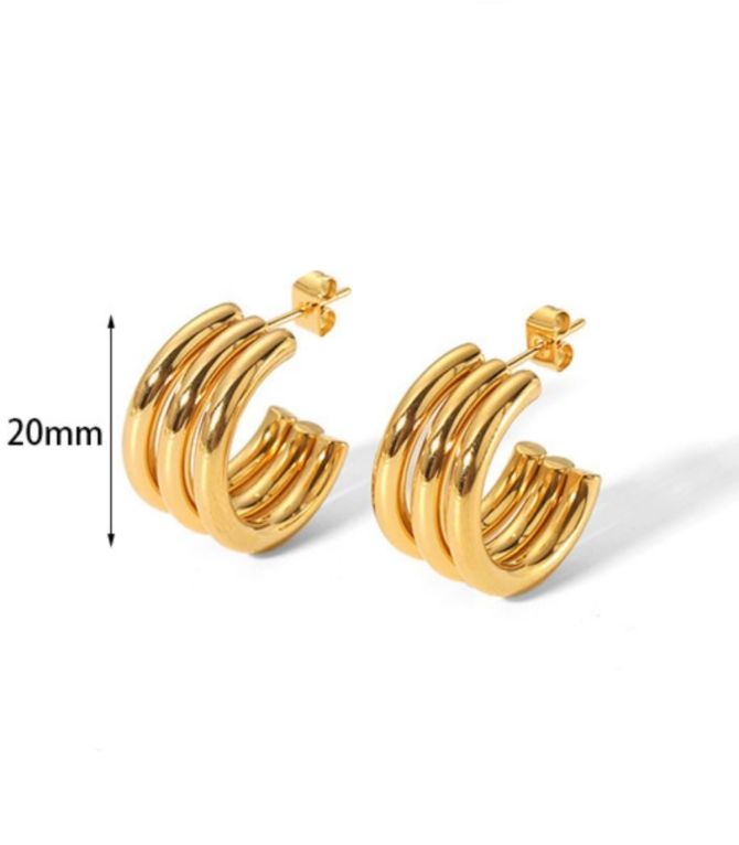 Aretes multilayer c shaped