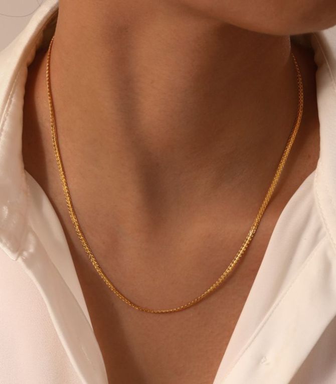 Collar dorado chain