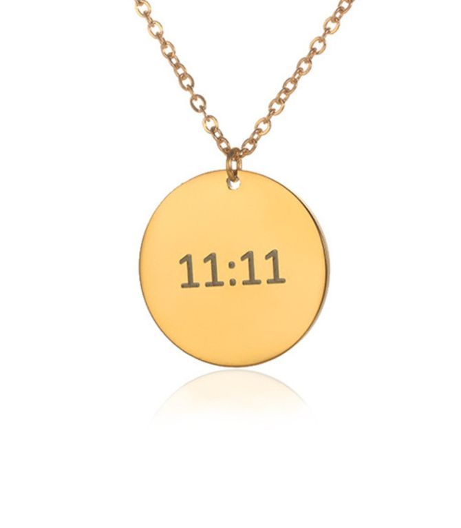 Collar 11:11 círculo