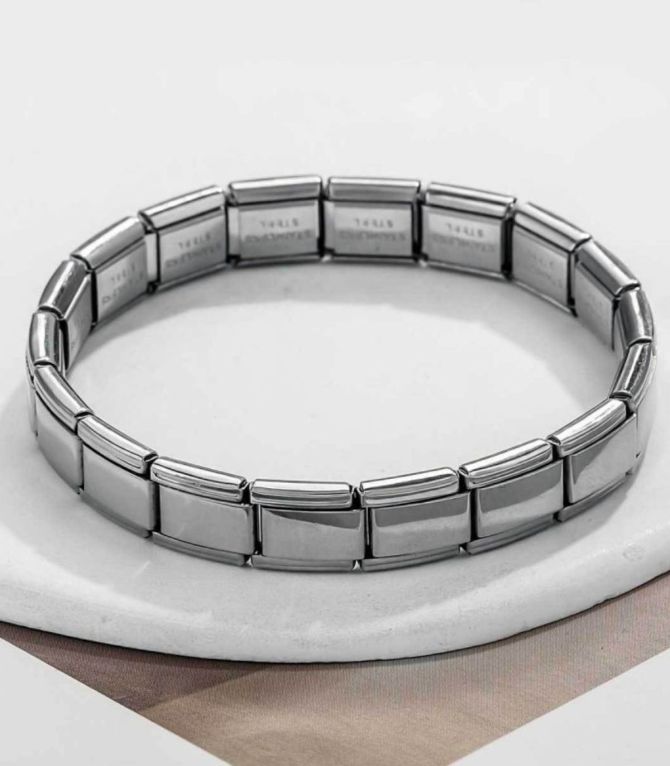 Brazalete Italiano silver