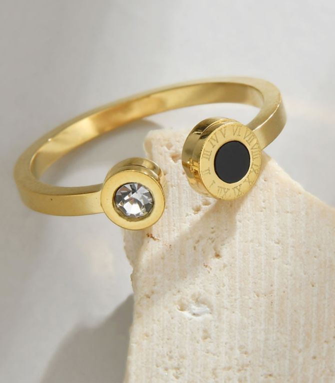 Anillo gold diamond