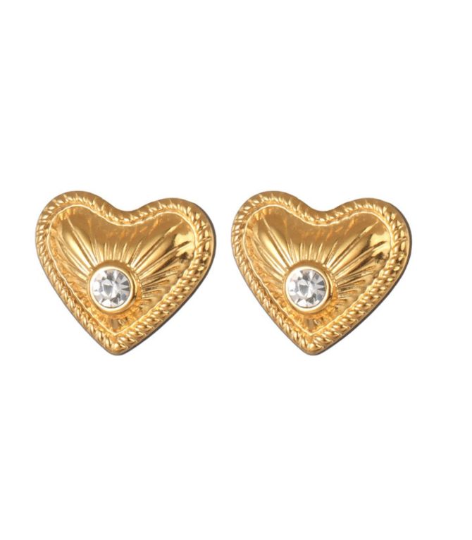 Aretes gold diamond heard