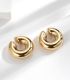 Aretes gold ear clip