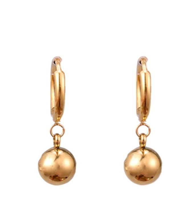 Aretes gold bead