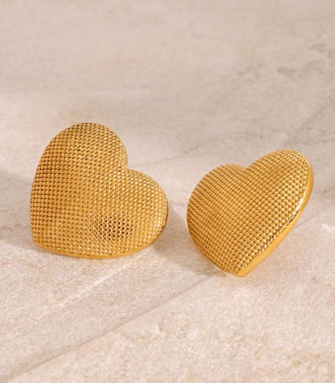 Aretes corazón