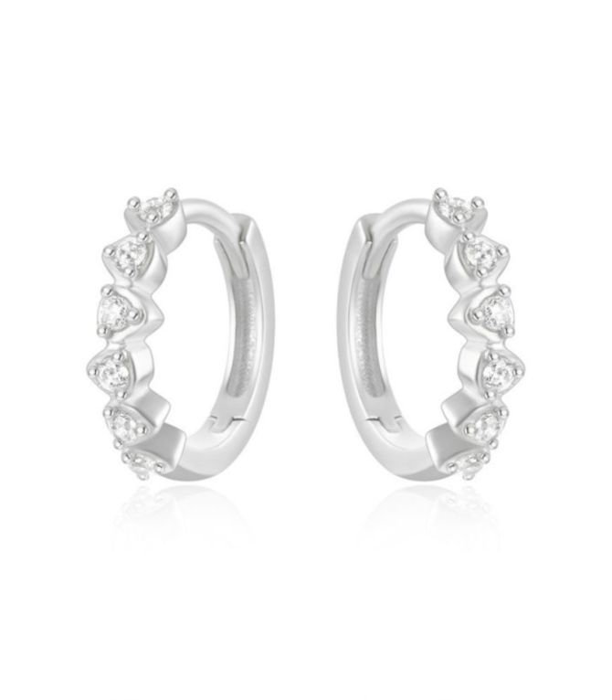 Aretes S925 silver diamonds