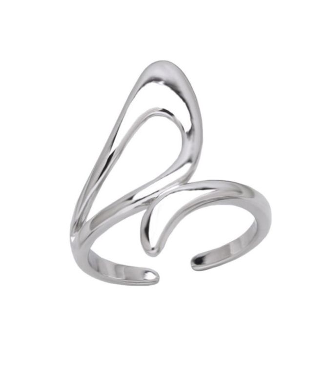 Anillo plata glossy