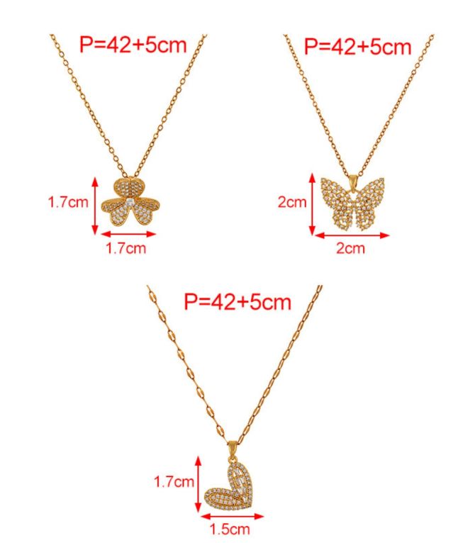 Collar zirconium flower