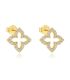 Aretes S925 diamond hollow