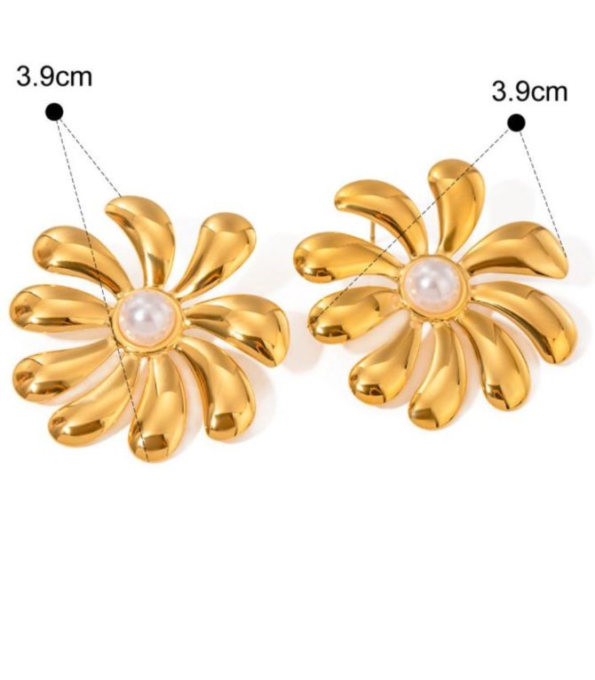 Aretes pearl flower