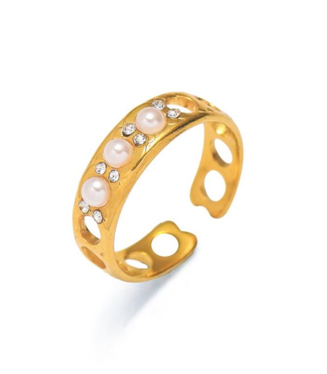 Anillo diamond pearl