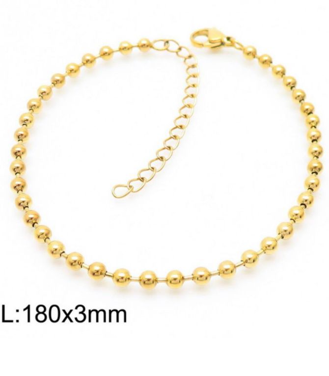 Brazalete ball chain 3mm