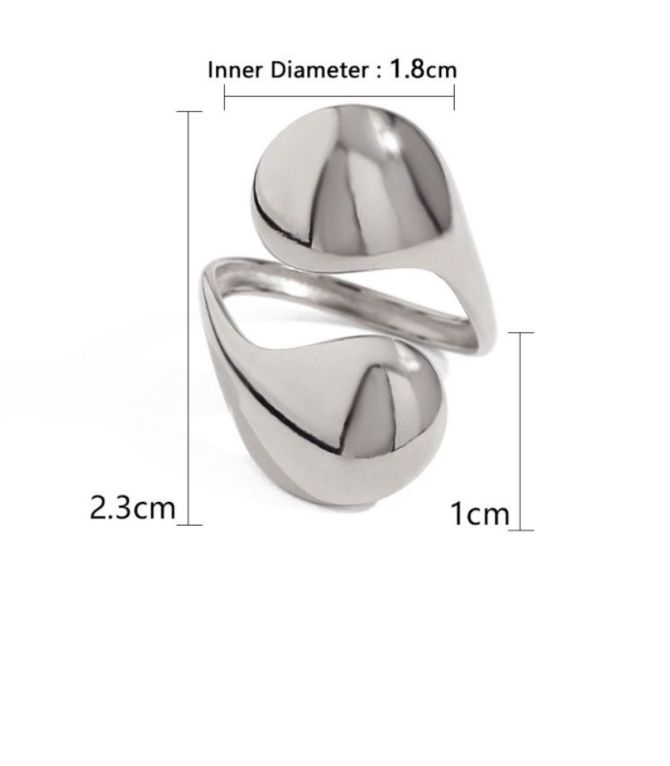 Anillo plata irregular 2